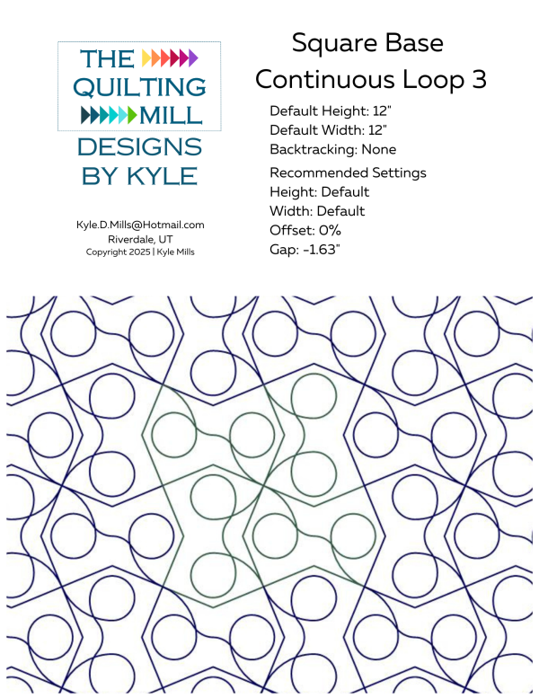 Square Base, Continuous Loop 3