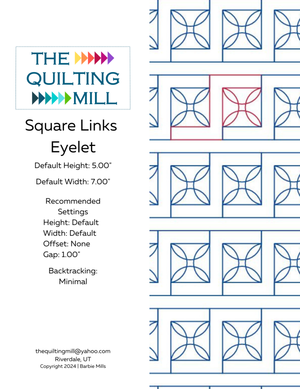 Square Links Eyelet