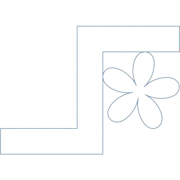 Square Links Flower