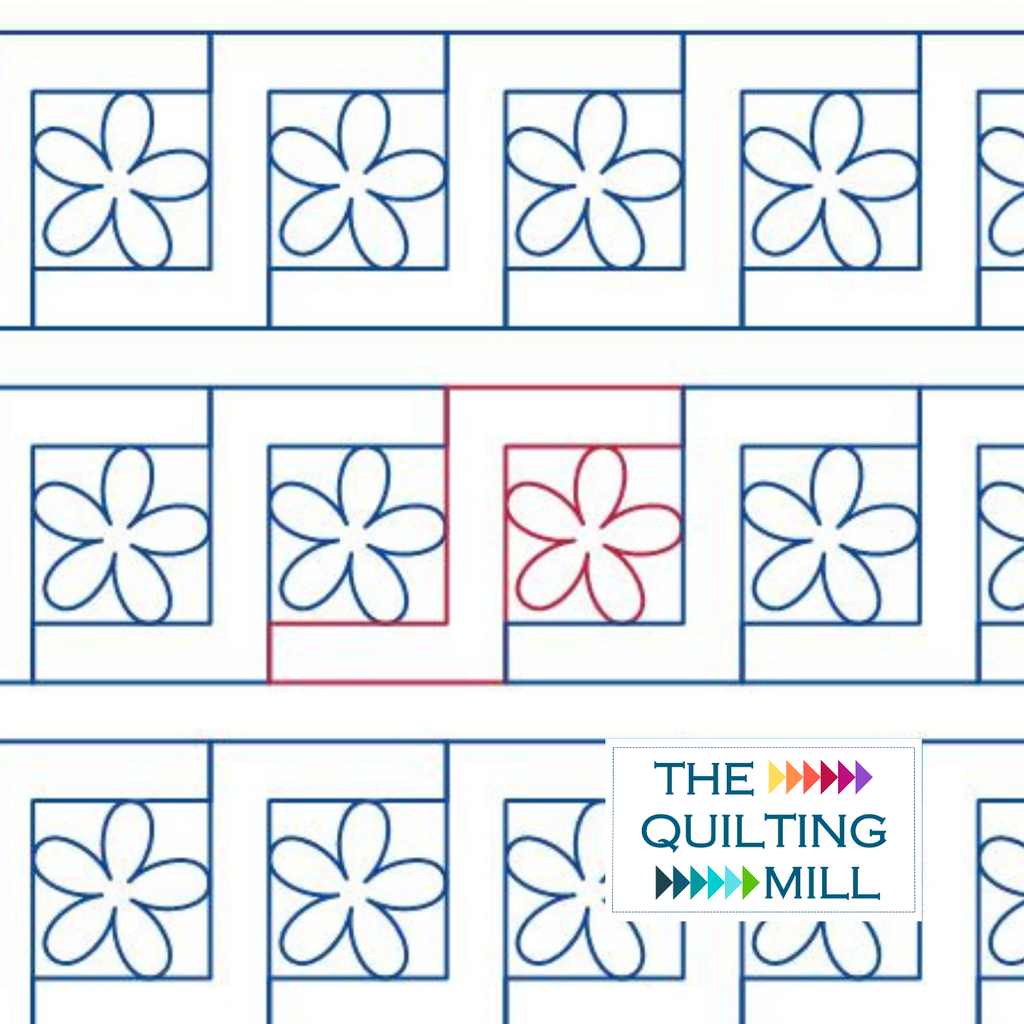 Square Links Flower