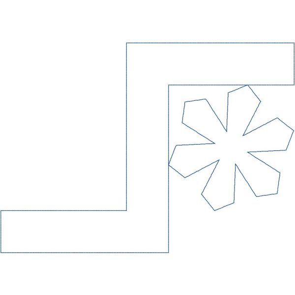 Square Links Snowflake