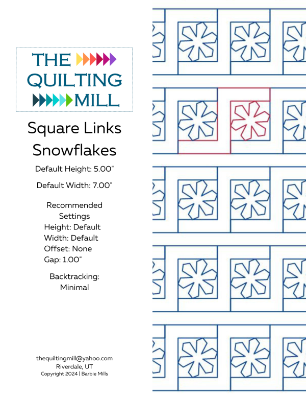 Square Links Snowflake