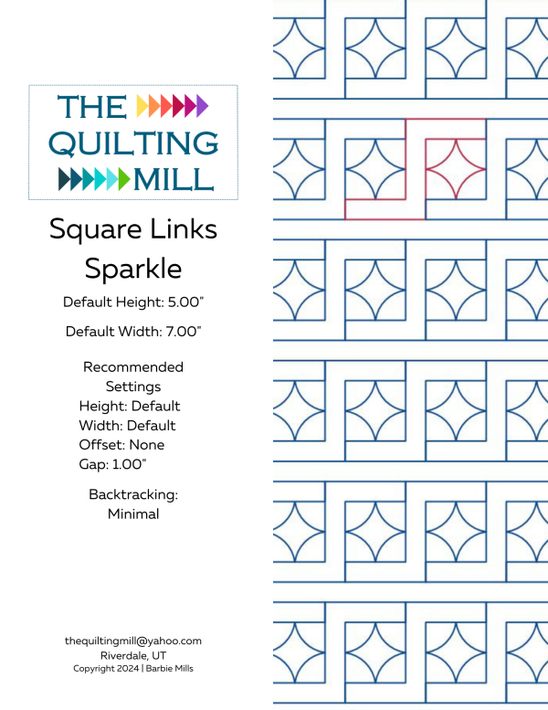 Square Links Sparkle
