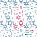 Stocking with Snowflakes