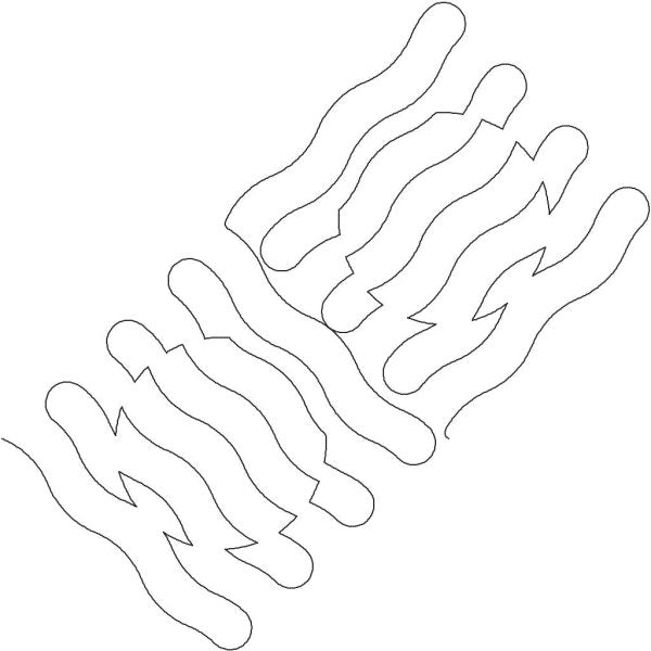 Sublime Circle in Square Wavy