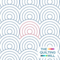 Sunrise circle quilt design digital pantograph showing radiating circles edge-to-edge pattern for longarm quilting machines