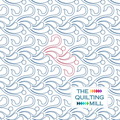 Swan Feathers longarm quilting pattern featuring soft flowing feather swirls in a graceful edge-to-edge design for heirloom and wedding quilts