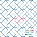 Tessellation 4 modern quilt pantograph product image showing crisp interlocking geometric diamonds in a bold zigzag pattern for longarm quilting