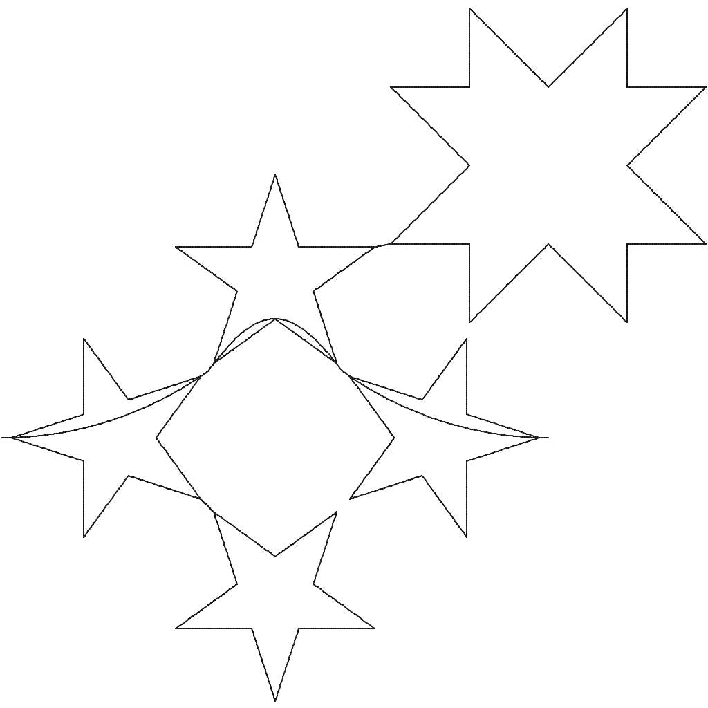Close-up of Under Ohio Stars patriotic pantograph showing star and diamond stitching detail