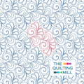 Virtuoso feather longarm design – graceful flowing feather swirl pattern for longarm quilting machines
