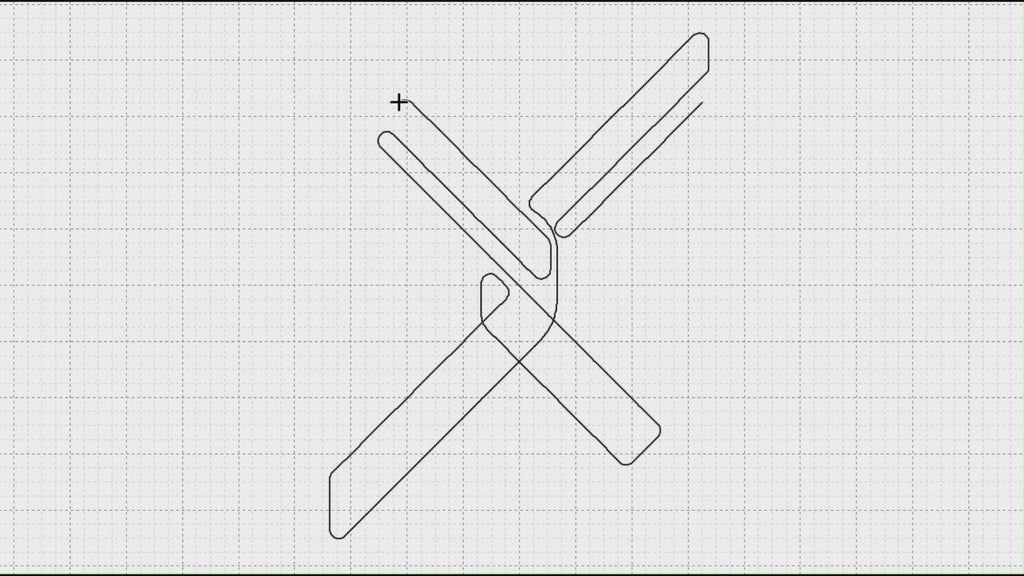 Video preview of Detailed Chain Link Fence longarm pantograph stitching a continuous line industrial edge to edge quilting design