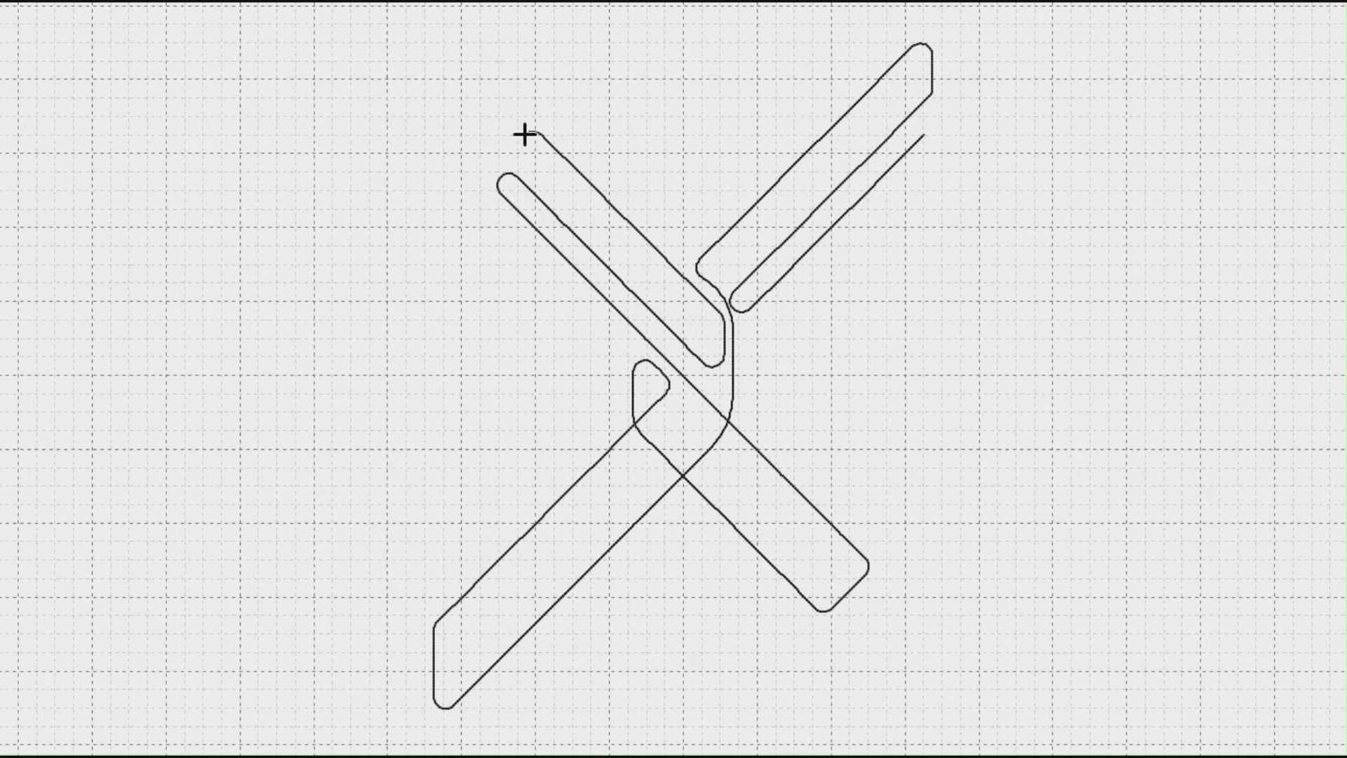 Video preview of Detailed Chain Link Fence longarm pantograph stitching a continuous line industrial edge to edge quilting design