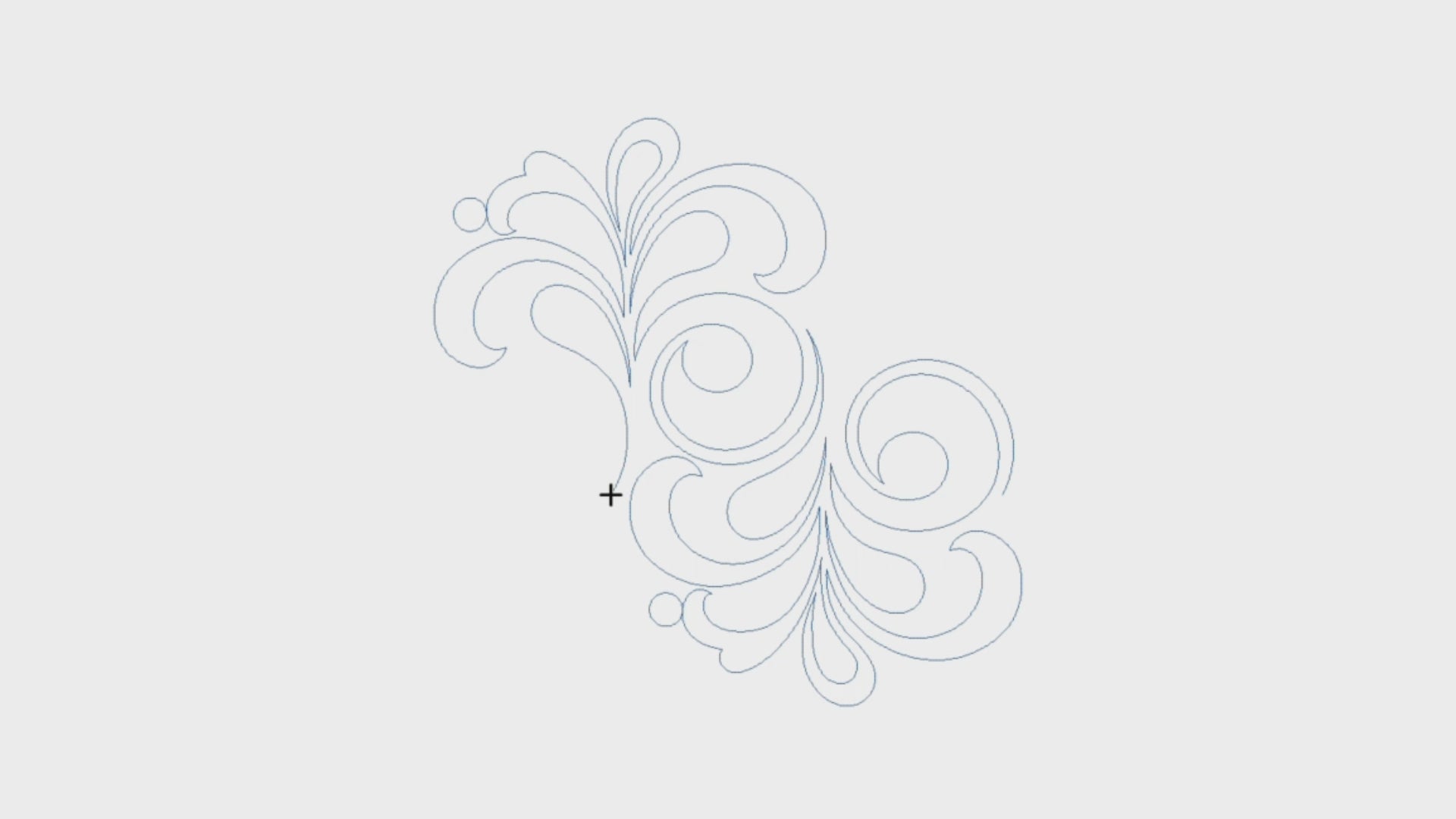 Video preview of Pemberley quilting pantograph stitch-out demonstration