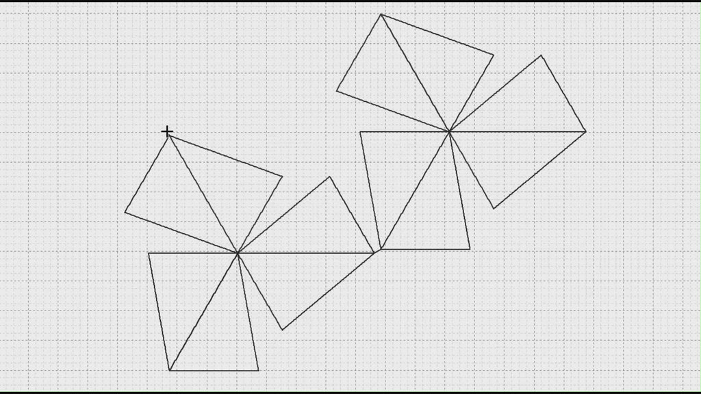 Video preview of Fanimation 1 modern quilting pantograph stitching out on a longarm quilting machine