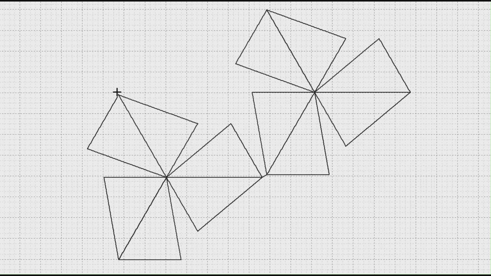 Video preview of Fanimation 1 modern quilting pantograph stitching out on a longarm quilting machine