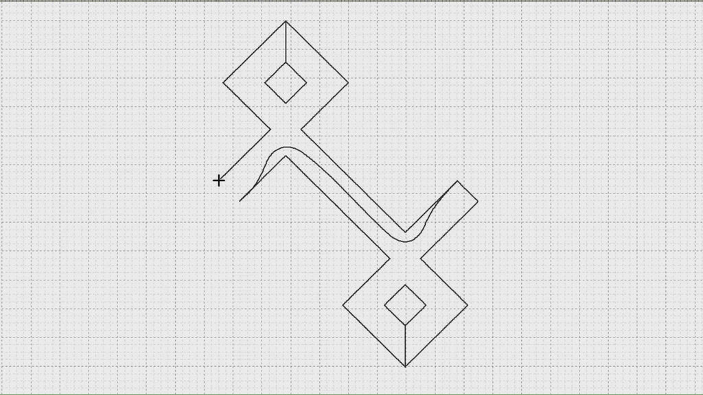 Video preview of Iconic Carpet Diamonds digital pantograph stitching out on a longarm quilting machine