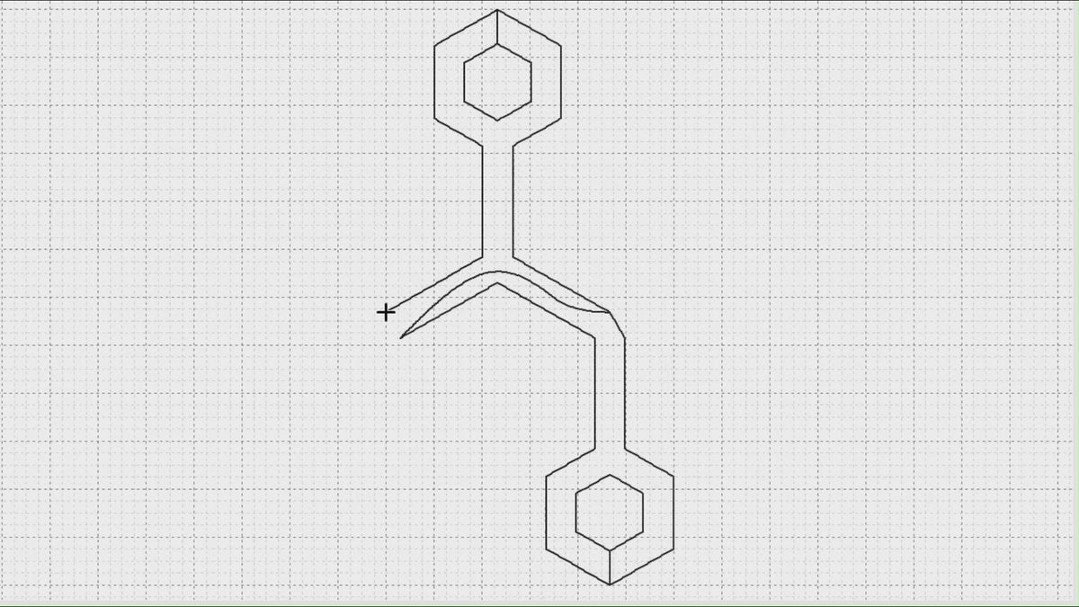 Video preview of Iconic Carpet hexagon quilting pantograph stitching out in continuous edge-to-edge rows