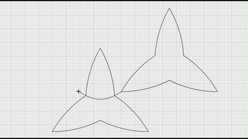 Video preview of Kyle's Shark Teeth 2 coastal quilt pantograph stitching out on a longarm quilting machine