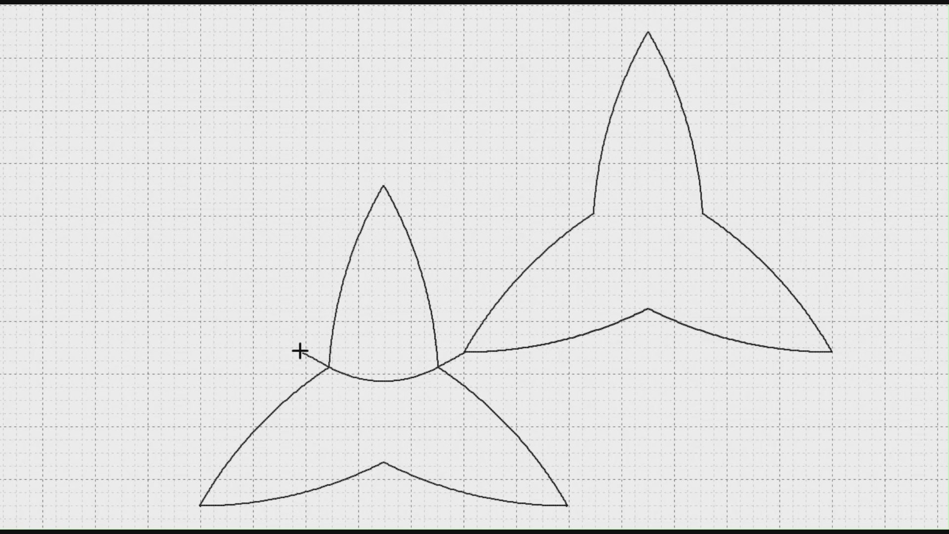 Video preview of Kyle's Shark Teeth 2 coastal quilt pantograph stitching out on a longarm quilting machine