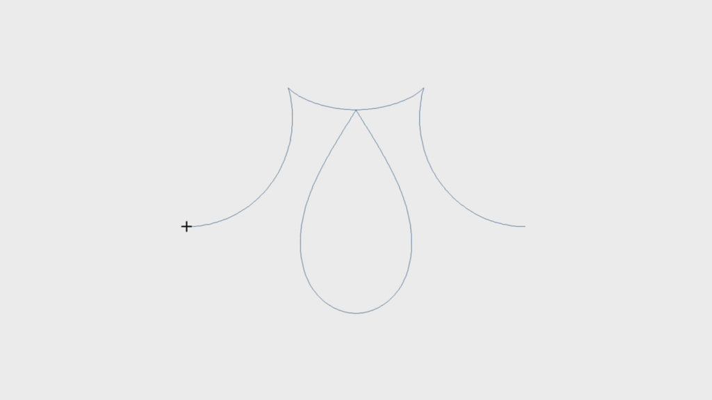 Video preview of Laced Chicken Feathers farmhouse quilting pantograph stitching on a longarm with no backtracking