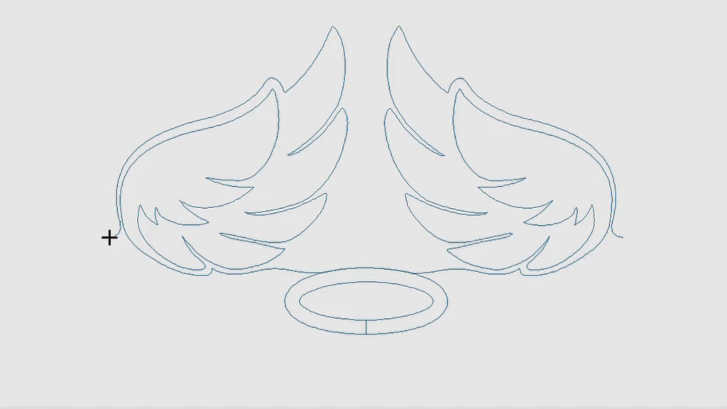 Video demo of Angel Wings longarm quilting pantograph pattern in action on a quilting machine