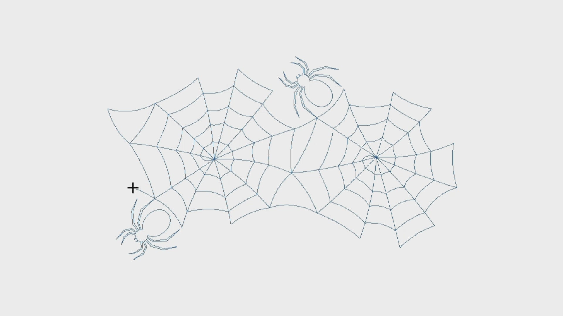 Video preview of the Spider Silk spooky quilting pantograph, a digital quilting design for longarm machines