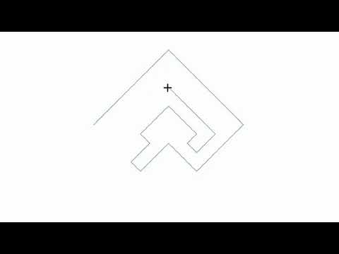 Video demo of Peeking modern quilting pantograph stitching bold nested V-shape geometric diamond pattern with minimal backtracking on a longarm quilting machine