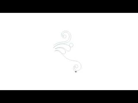Video demo of Luxe elegant swirl pantograph stitching on a longarm quilting machine – decorative digital quilting design in action