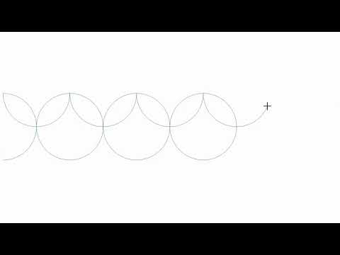 Video demo of No Backtrack Orange Peel modern circle quilt design showing smooth continuous arc edge-to-edge stitching on a digital longarm quilting machine