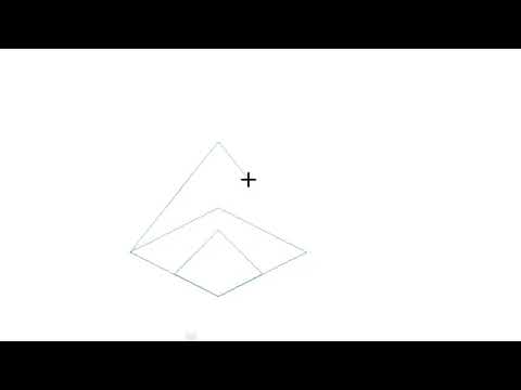 Video demonstration of Mountain Range triangle pantograph pattern stitching bold geometric mountain peaks on a longarm quilting machine