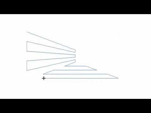 Video demonstration of Line Art optical illusion quilting pantograph running on a longarm quilting machine