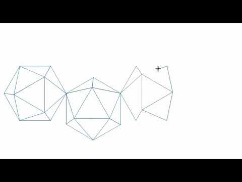 Video demonstration of D20 gaming quilting pantograph stitching bold geometric dice shapes on a longarm quilting machine