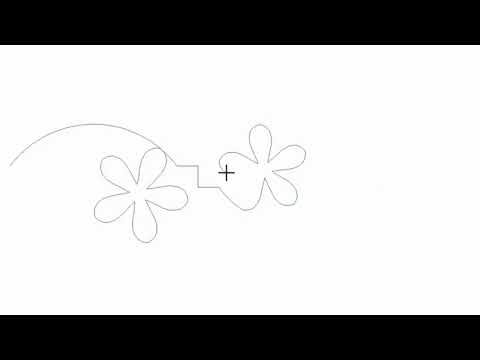 Video demo of Blooming Mosaic playful floral pantograph stitching vibrant swirling petal shapes in a mosaic design with zero backtracking on a longarm quilting machine