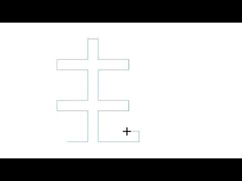 Video demo of Parking Lot Lines maze quilting pantograph stitching clean minimalist straight line grid pattern with no backtracking on a longarm quilting machine