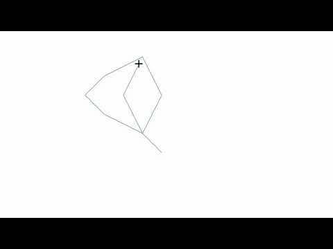 Video demo of Broken Mirror modern quilting pantograph stitching bold fractured geometric lines continuously on a longarm machine