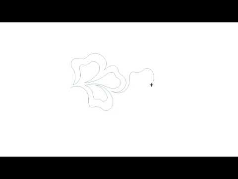 Video demo of Thrive elegant feather quilting pantograph stitching continuously on a longarm quilting machine