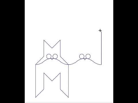 Video demo of Batstooth With Nose longarm Halloween pantograph stitching geometric bat shapes continuously on a longarm machine
