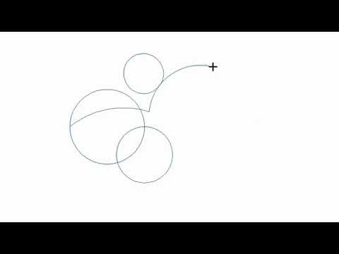 Video demonstrating Bubble Quintuple digital bubble pantograph stitching out on a longarm quilting machine