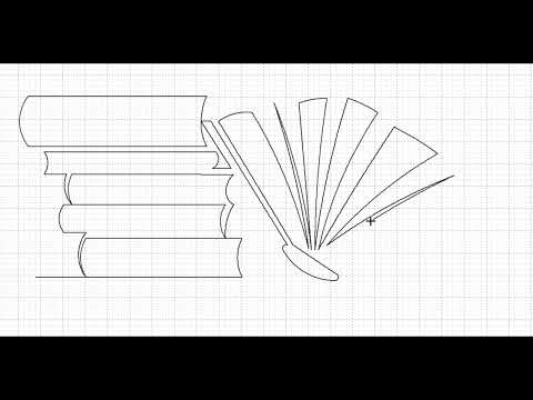 Video demo of Bookshelf Open Book fun modern pantograph stitching playful open book shapes with zero backtracking on a longarm quilting machine